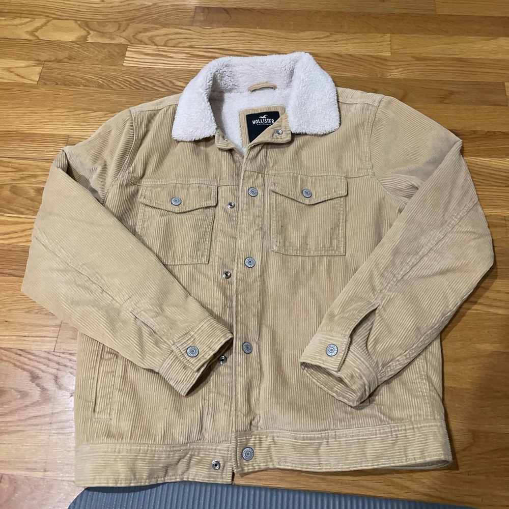 Fur corduroy jacket